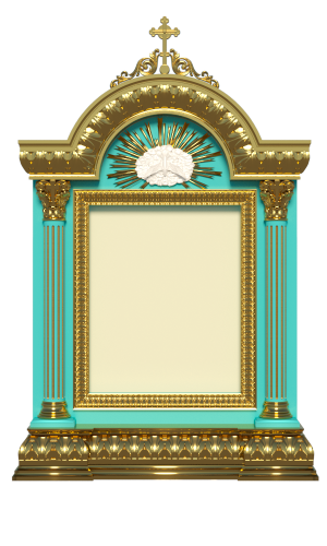 Киот настенный позолоченый
